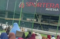 Kamis, Ratusan Jamaah Salat Idul Fitri 1447 H di Wayhui, Lamsel