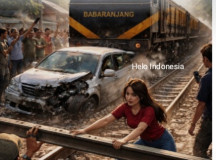 Mobil Tertemper Babaranjang, Pemilik dan Warga Palang Rel