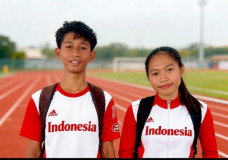 Dua Atlet Lampung Perkuat Timnas Atletik Indonesia di Singapore Open 2026