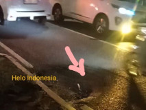 Kerap Bikin Terpelanting, Jalan Ambles Dekat Polresta Tak Kunjung Diperbaiki