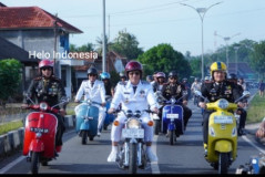 Forkompimda Konvoi Motor Antik HUT Sweet Seventeen Tubaba