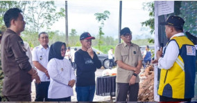 Gubernur Lampung Ground Breaking Jalan Provinsi Ruas Berabasan–Wiralaga di Mesuji