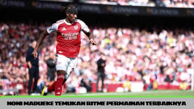 Noni Madueke Temukan Ritme Permainan Terbaiknya Bersama Tim Arsenal