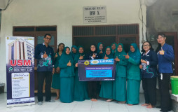 Tim PkM USM Sadarkan Masyarakat Tentang Pengelolaan Sampah Rumah Tangga