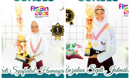Siswi SDN 17 Tanjung Raya Raih Juara 1 dan 2 FLS3N Tingkat Kabupaten Mesuji