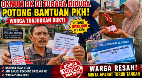 Oknum RK di Tubaba Diduga Potong Bantuan PKH, Warga Tunjukkan Bukti
