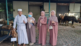 Hasil Menabung Disiplin Setahun, Dosen USM Dr Kukuh Sudarmanto Kurban 10 Kambing