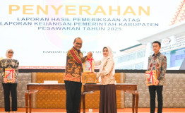 -  LHP BPK, Pemkab Pesawaran Kembali Pertahankan Opini WTP Satu Dekade Berturut-turut