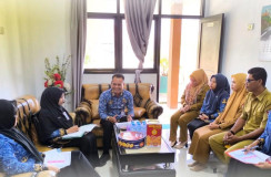 Dinas P3AP2KB, Disdik dan Dispusar Mesuji Monev Persiapan SRA di SMPN 2 Mesuji