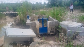 Rp.48,3 Miliar Digelontorkan, Proyek Irigasi di Tubaba Diduga Gagal dan Mangkrak