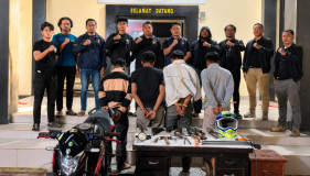Polsek Pulau Panggung Tetapkan 4 Tersangka Pembobolan Puluhan Warung dan Rumah di Ulu Belu, 4 Pelaku DPO
