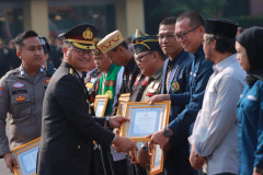 Perkuat Sinergi dengan Media, Polda Lampung Anugerahkan Penghargaan kepada IJTI Lampung