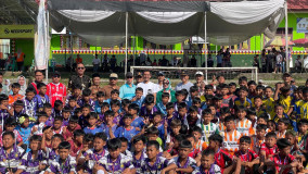 Wabup Agus Suranto Buka Kompetisi SSB U-12 Tanggamus 2026, Diikuti 32 Klub dan 448 Pemain