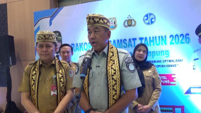 Rakornas Samsat 2026 di Lampung Perkuat Sinergi Tiga Pilar dan Dorong Transformasi Digital