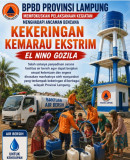 BPBD Lampung Siaga Hadapi El Nino Godzilla, Bantuan Air Bersih Mulai Disiapkan