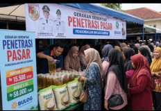 Ratusan Warga Serbu Penetrasi Pasar Tubaba, 6 Ton Beras dan 7.000 Liter Minyak Murah Digelontorkan