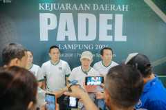 Kejurda Padel Lampung 2026 Resmi Dimulai, Sekdaprov Tekankan Sportivitas dan Dorong Pembinaan Atlet