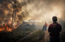 Kebakaran Semak-Semak 10 Ha Nyaris Putuskan Sutet di Tulangbawang?