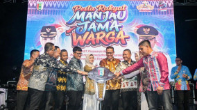 Penutupan Manjau Jama Warga Dipadati Ribuan Warga, Hiburan Disambut Antusias