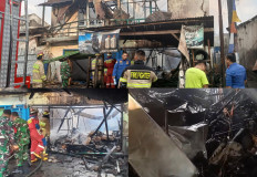 Tiga Bangunan Terbakar di Kedaton, Empat Penghuni Selamat
