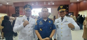 Dua Personel Terbaik Damkarmat Bandarlampung Dipercaya Jabat Camat Definitif