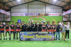 Bupati Mesuji Buka Open Turnamen Voli Dan Resmikan GOR Five Brothers
