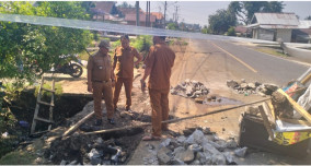 Respon Cepat Perbaikan Gorong-Gorong Ambrol di Negeri Ngarip, Penanganan Dimulai Dua Hari Pascabanjir