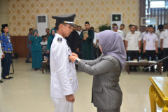 Bupati Mesuji Lantik Rohmanudin sebagai Kepala Desa PAW Wirajaya