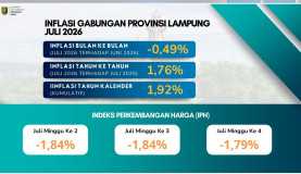 Inflasi Lampung Terendah di Sumatera, Pemprov Terus Perkuat Pasokan dan Distribusi Pangan