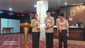 -  Ketua Kwarda Lampung Lantik Rektor UIN Raden Intan Jadi Kamabigus