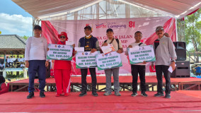 Bukan Sekadar Lomba, Gerak Jalan HUT RI di Tubaba Berbuah Beasiswa