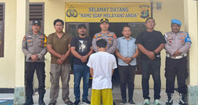 Polsek Pugung Polres Tanggamus Tangkap DPO Kasus Curat di Kolam Ikan