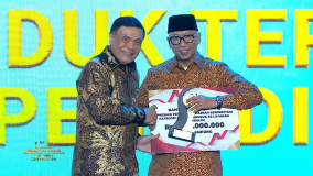 Pemprov Lampung Raih Apresiasi Terbaik II Akses Penduduk terhadap Pelayanan Pendidikan Regional Sumatera