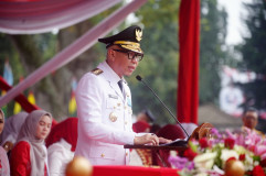 Gubernur Mirza Pimpin Upacara HUT ke-81 RI Tingkat Provinsi Lampung, Kobarkan Semangat Indonesia Berdaulat, Adil dan Makmur