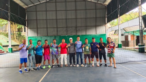 Ketua PWI Lampung Targetkan Emas PORWANAS 2027, Tim Tenis Diminta Maksimalkan Latihan
