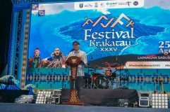 Gubernur Lampung Buka Festival Krakatau XXXV, Dorong Pariwisata Beri Dampak Ekonomi bagi Masyarakat