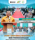 HUT ke-81 RI, PTPN I Regional 7 Beri Penghargaan bagi 52 Karyawan  BANDAR LAMPUNG HELOINDONESIA.COM — Memperingati Hari Ulang Tahun (HUT) ke-81 Kemerdekaan Republik Indonesia, PT Perkebunan Nusantara I (Persero) Regional 7 memberikan penghargaan kepada 52