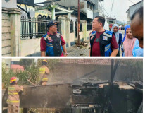 Rumah di Rajabasa Nyunyai Terbakar, Kerugian Ditaksir Rp150 Juta