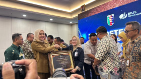 Bank Lampung meraih Juara I Jamsostek Award 2025 Tingkat Provinsi Lampung pada kategori Badan Usaha Besar Menengah
