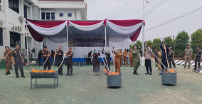 Pemusnahan Barang Bukti Kejari Pesawaran Masih Didominasi Narkoba