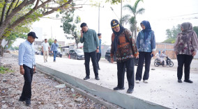 Pemkot Bandarlampung Benahi Jalan, Drainase, dan Trotoar di Sejumlah Wilayah
