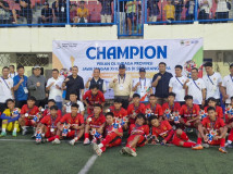Tumbangkan Tuan Rumah, Tim Sepakbola Kota Surakarta Juara Porprov Jateng XVII