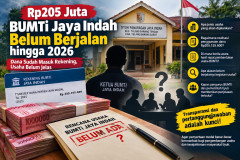Rp205 Juta Sudah Masuk Rekening, Usaha BUMTi Jaya Indah Belum Berjalan