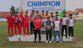 Berlari Terabas Keterbatasan, Kuartet Kebumen Cetak Sejarah Rajai Estafet 4x100 Meter Putra di Porprov