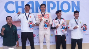 Surakarta Rajai Kickboxing Porprov XVII, Juara SEA Games Aziz Calim Masih Bertaji