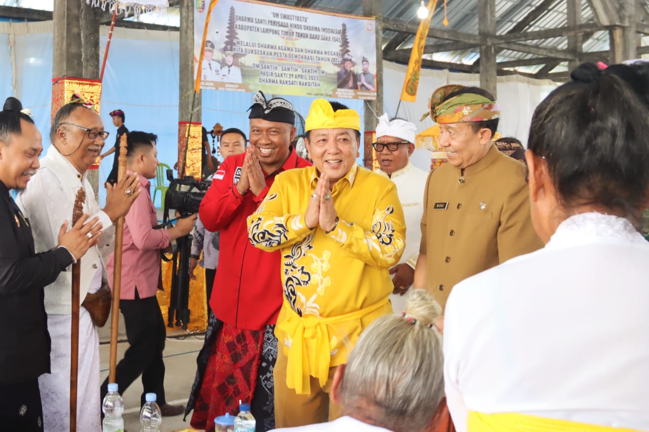 Gubernur Arinal Hadiri Dharma Santi Nyepi Tahun Baru Saka 1945