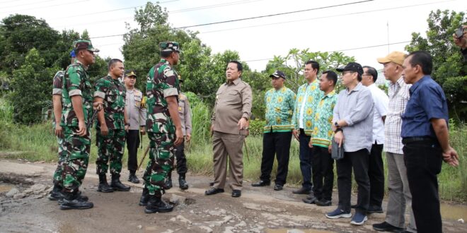 Gubernur Arinal Tinjau Langsung Jalan di Rumbia
