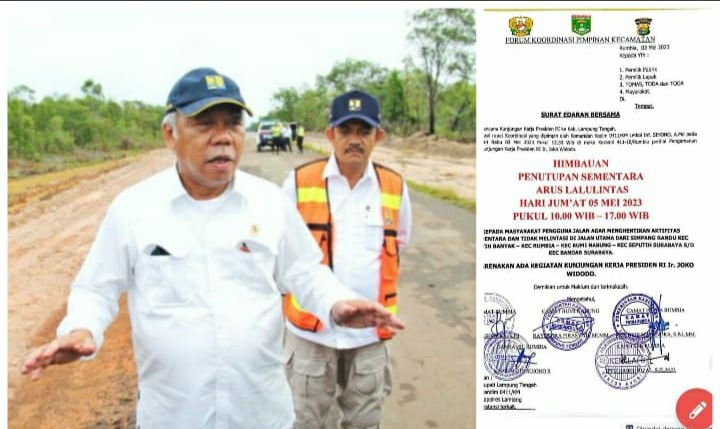 Setelah Diperbaiki, Jalan yang Akan Ditengok Jokowi Ditutup Jumat