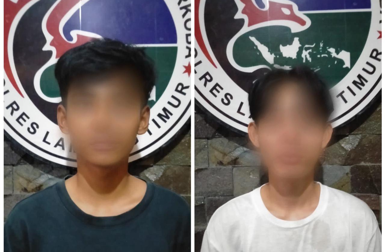 Sat Res Narkoba Polres Lamtim Tangkap 2 Pemuda Karena Edarkan Narkotika