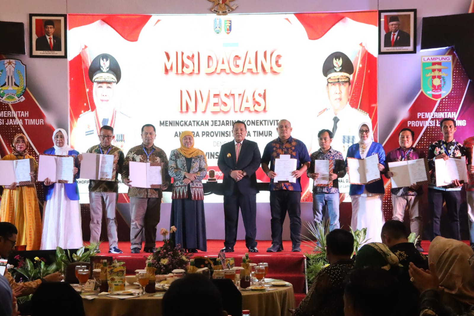 Pemprov Lampung Jalin Kerjasama Dengan Pemprov Jawa Timur Melalui Misi Dagang dan Investasi